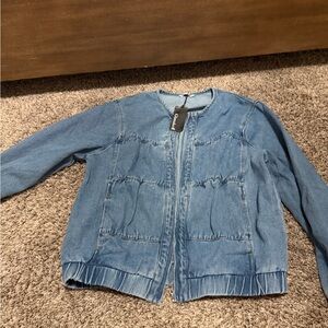 Chico's Light Blue Jean Jacket
